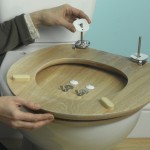 Changing a toilet seat 2