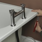 Fitting a bath and taps 12