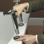 Fitting a bath and taps 8