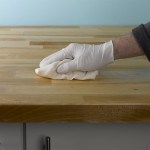 Repairing a wooden kitchen top 4