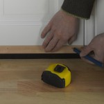 Fitting a brush draught excluder 3