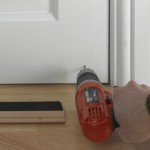 Fitting a brush draught excluder 4