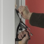 Easing a sticking door 2