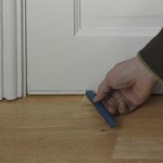 Easing a sticking door 4