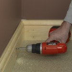 Fitting skirting board 8