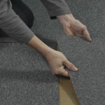 Laying carpet tiles 5