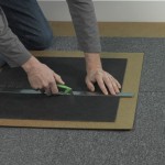 Laying carpet tiles 6