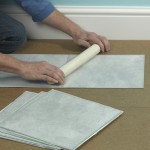 Laying vinyl tiles 4