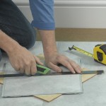 Laying vinyl tiles 6