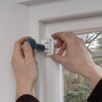 Fitting a casement window lock 2