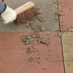 Repointing patio slabs 2