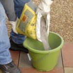 Repointing patio slabs 3