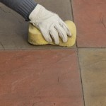 Repointing patio slabs 5