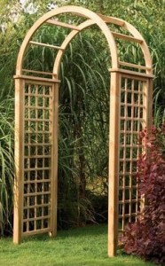 Wooden arch from Wickes