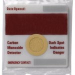 Carbon monoxide detector patch