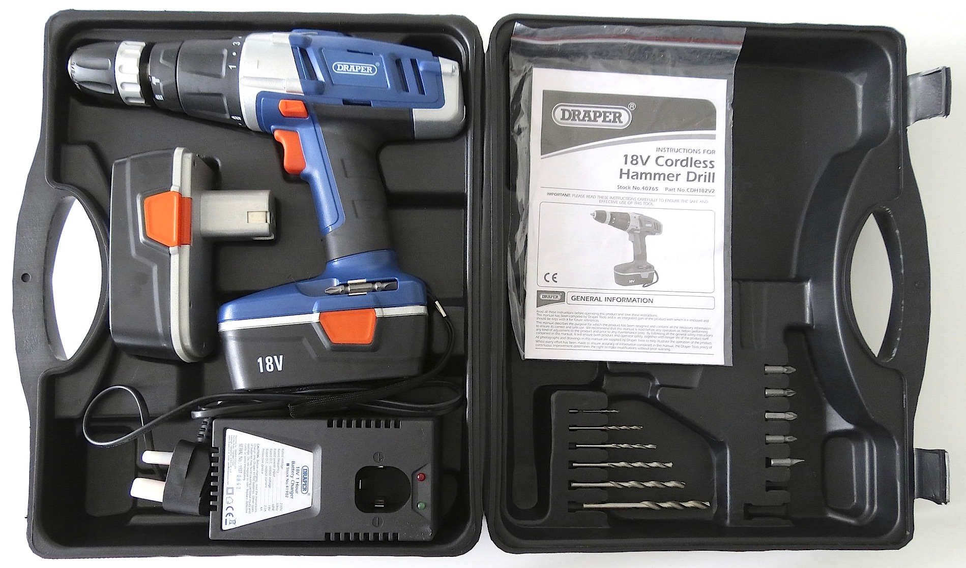 Dexter Power IC180CD-I 18V cordless drill on